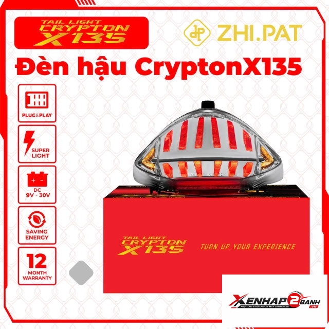 Đèn hậu crypton x135 tail cho exciter 135 2005 - 2010 chính hãng zhipat - 4