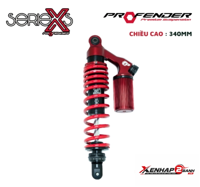 Phuộc profender x series cho vario 160 cao 340mm chính hãng - 1