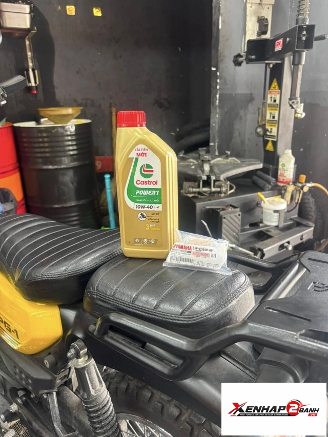 Nhớt castrol power 1 10w40 1l dành cho xe số - 3