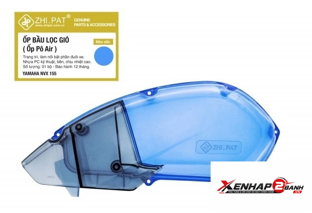 Ốp lọc gió trong suốt zhipat dành cho yamaha nvx chính hãng - 4