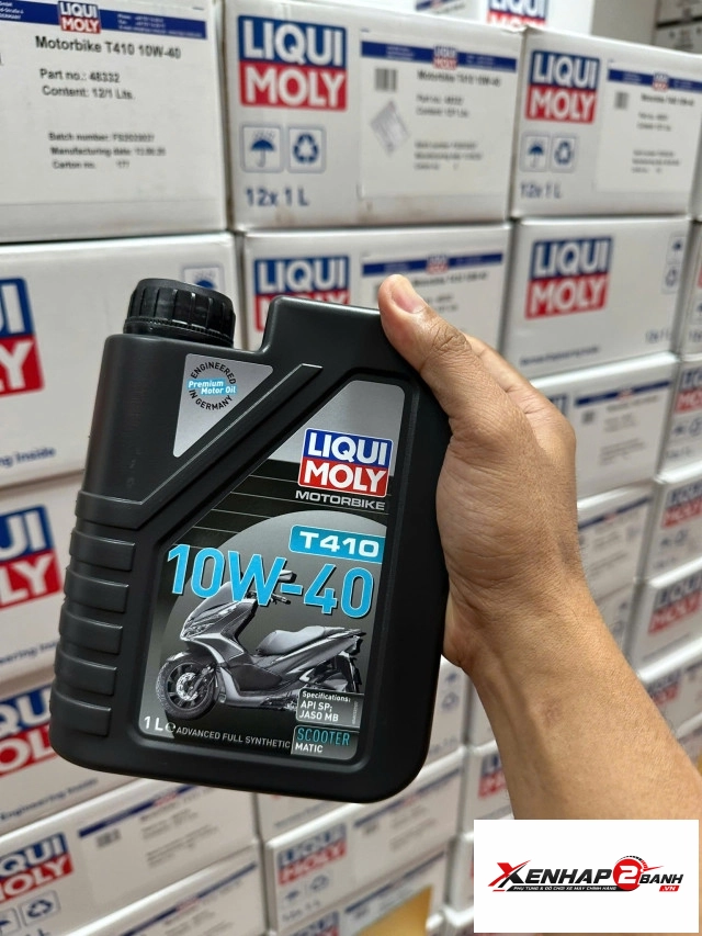 Nhớt liqui moly t410 scooter 10w40 1l - 1