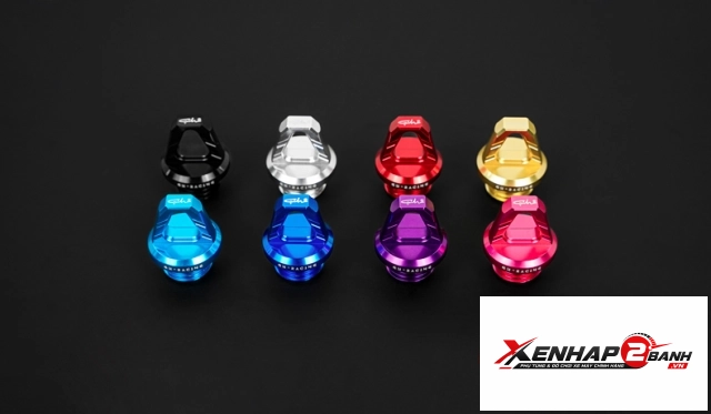 Nắp nhớt gh racing v1 cho honda yamaha - 1