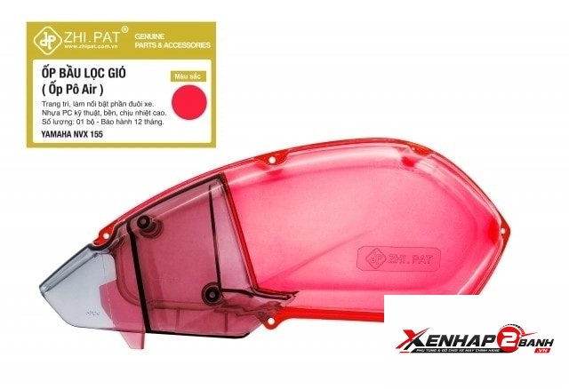Ốp lọc gió trong suốt zhipat dành cho yamaha nvx chính hãng - 3