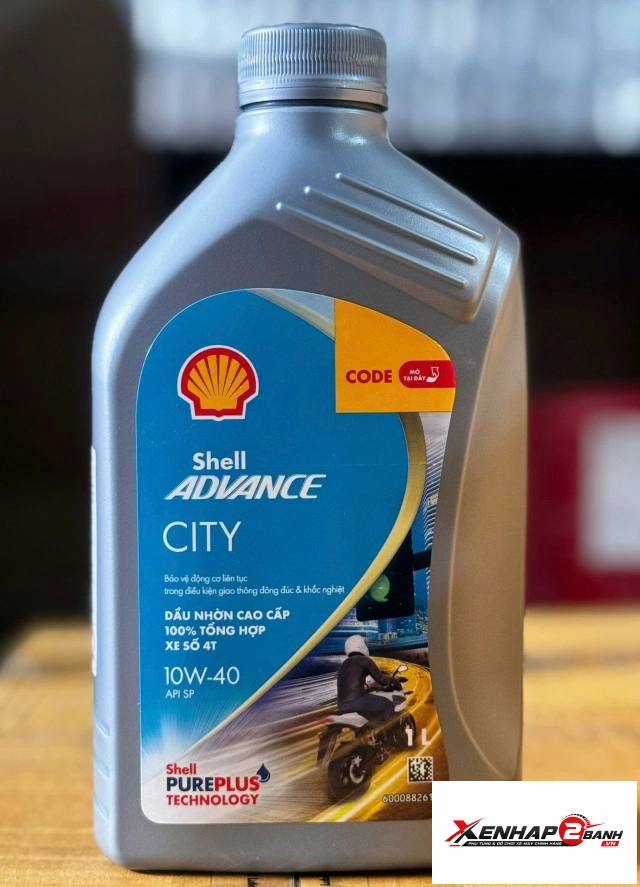 Nhớt shell advance city 10w40 1l - 1