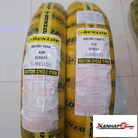 Lốp Dunlop D307 (80/90-16 – 100/90-14)