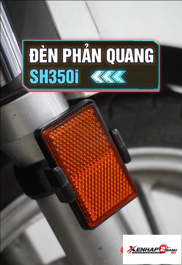 Đèn phản quang zhipat sh350i mắt mèo vuông cho các dòng xe - 2