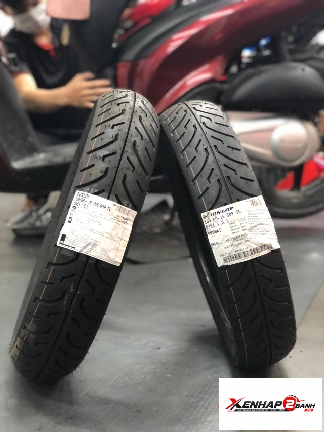 Cặp vỏ dunlop d451 zin theo xe sh ý - 2