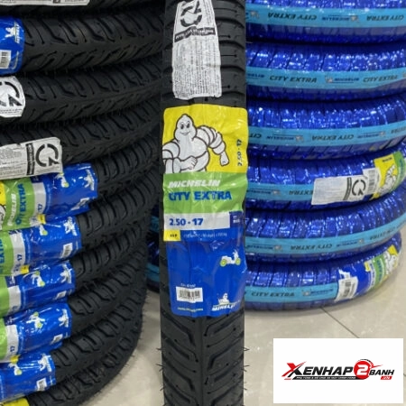 Vỏ có ruột Michelin City Extra 2.50-17 43P