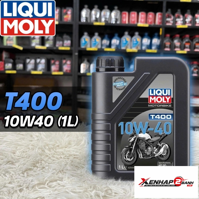 Nhớt liqui moly motorbike t400 10w40 1l - 3