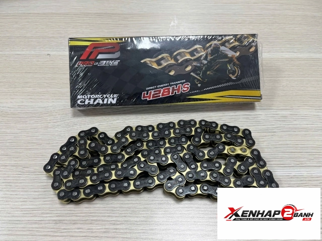 Bộ nhông sên dĩa pro-bike tán đúc vàng đen cho exciter 155 46t 428hs - 2