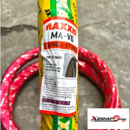 Vỏ có ruột Maxxis 80/90-17 gai xương cá