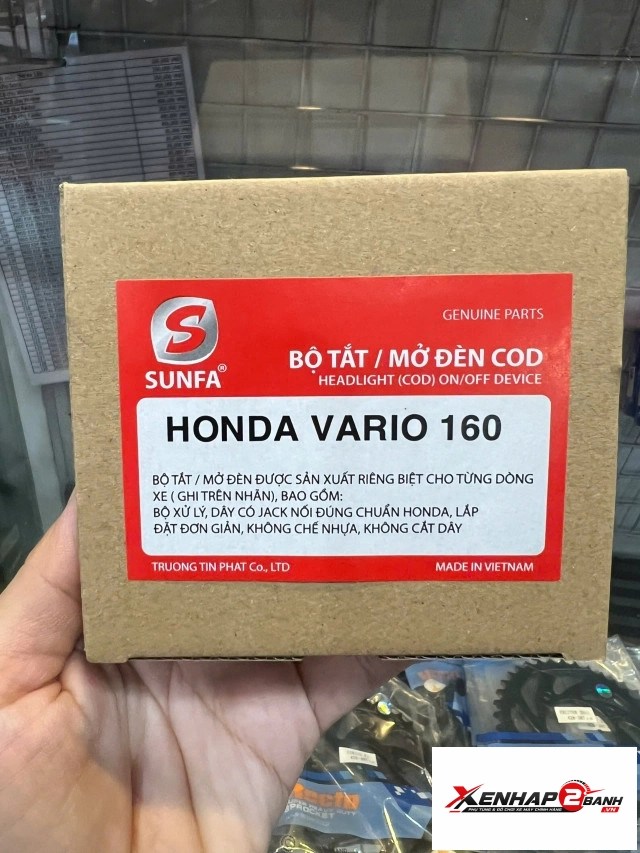 Bộ công tắc đèn sunfa cho vario 160 click 160 - 1