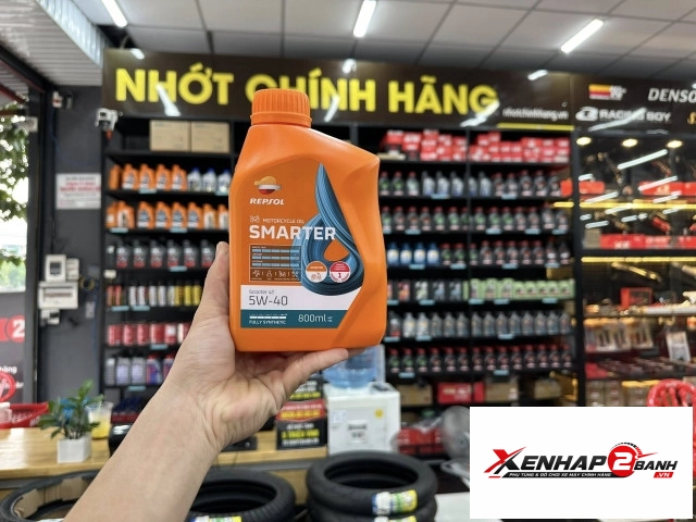 Nhớt repsol smarter scooter 4t 5w-40 08l - 1