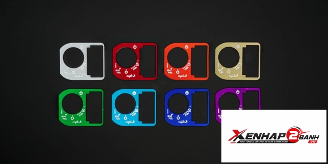 Miếng dán ổ khoá smartkey gh racing nhôm cnc - 1