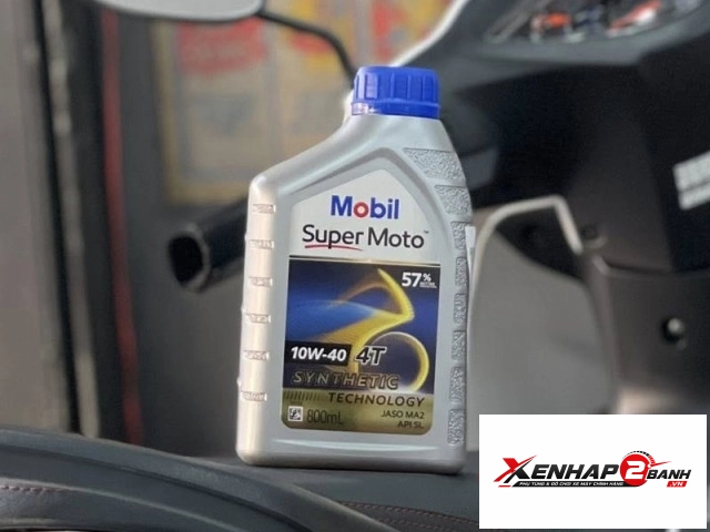 Nhớt mobil super moto 10w40 800ml - 2