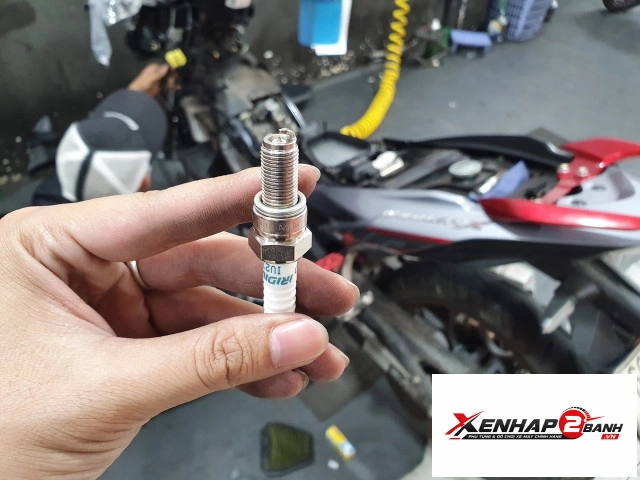 Bugi denso iridium power iu27 cho winner 150 cbr150 moto pkl - 3