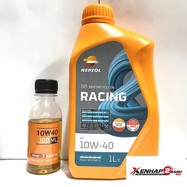 Nhớt chiết lẻ repsol racing 10w40 100ml - 1