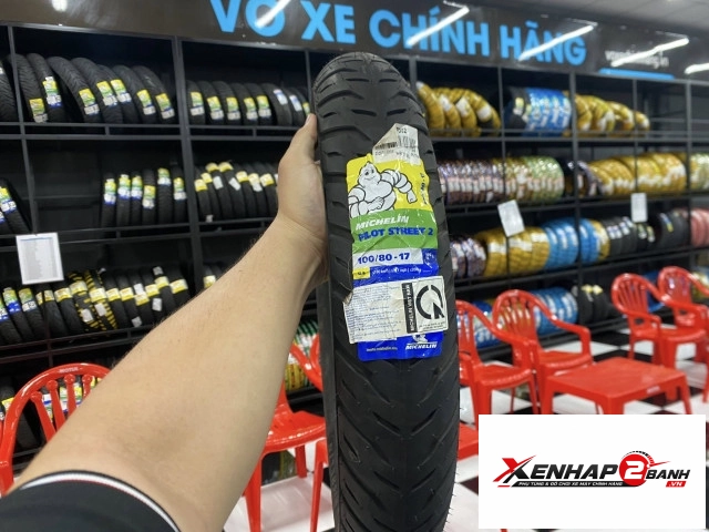 Vỏ michelin pilot street 2 size 10080-17 - 1