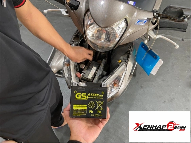 Bình ắc quy gs gtz6v - 5