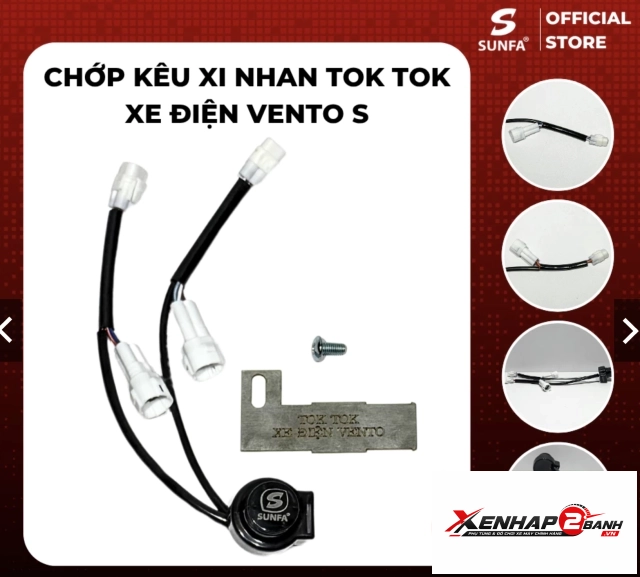 Cục chớp xinhan kêu tok tok sunfa cho xe điện vinfast vento s - 1