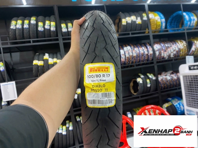 Vỏ pirelli 10080-17 diablo rosso iii - 1