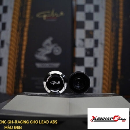 Nút che chân kính GH Racing nhôm CNC cho Lead ABS