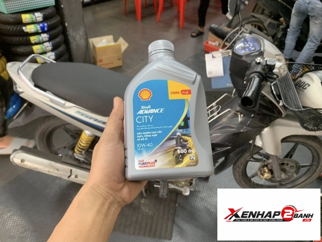 Nhớt shell advance city 10w40 08l - 3