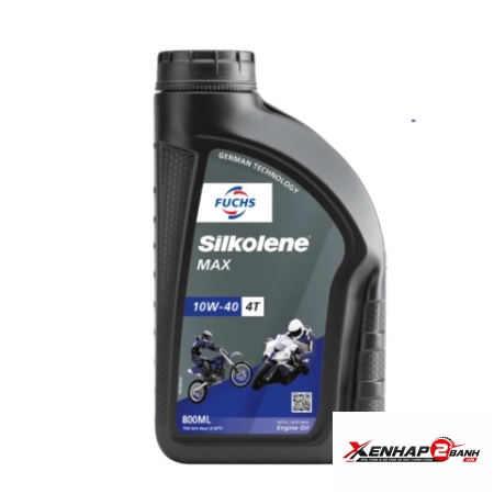 Nhớt Fuchs Silkolene Max 10W40 4T 0.8L