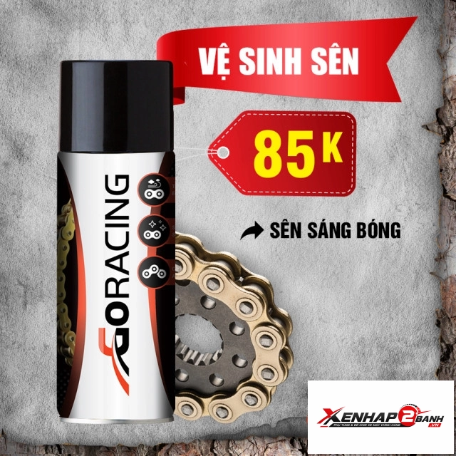 Chai xịt vệ sinh sên goracing - 2