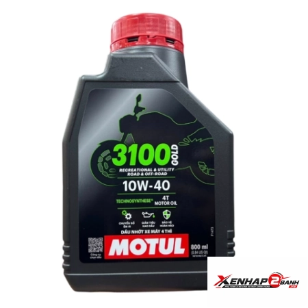 Nhớt Motul 3100 Gold 4T 10W40 0,8L