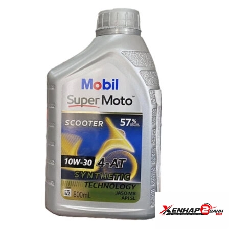 Nhớt Mobil Super Moto Scooter 10W30 800ml