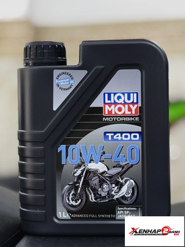 Nhớt liqui moly motorbike t400 10w40 1l - 1