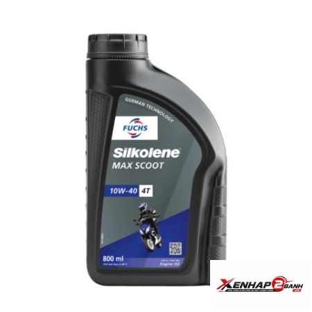 Nhớt Fuchs Silkolene Max Scoot 10W40 4T 0.8L