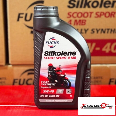 Nhớt Fuchs Silkolene Scoot Sport 4 5W40 1L