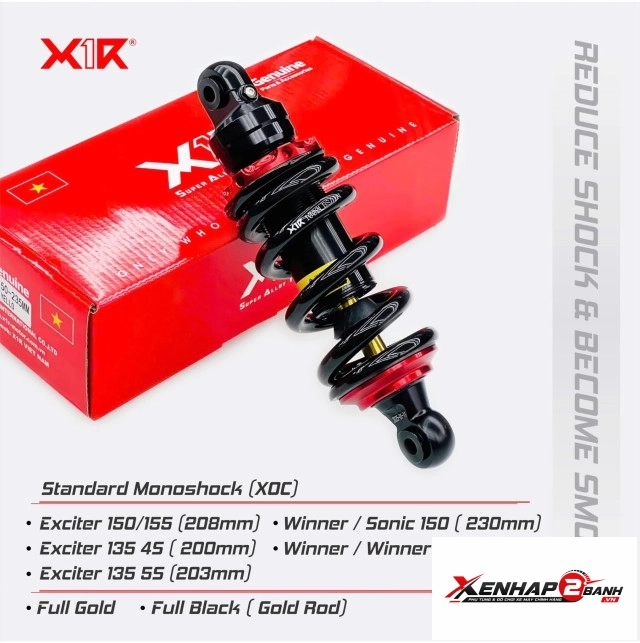 Phuộc x1r standard cho winner sonic chính hãng - 2