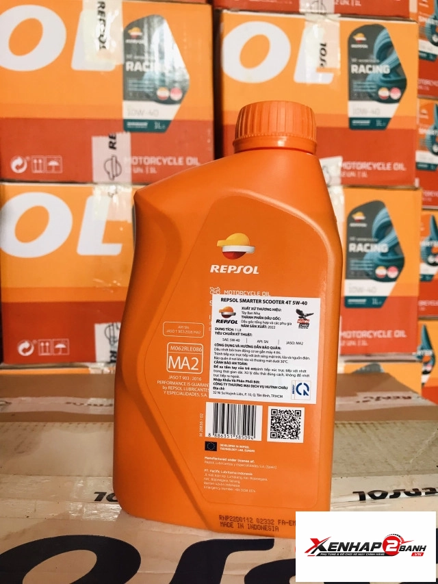 Nhớt repsol smarter scooter 4t 5w-40 1l - 2