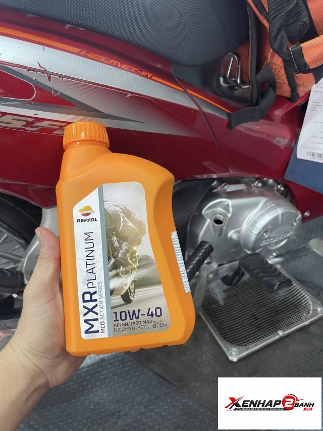 Nhớt repsol mxr platinum 10w40 08l - 4