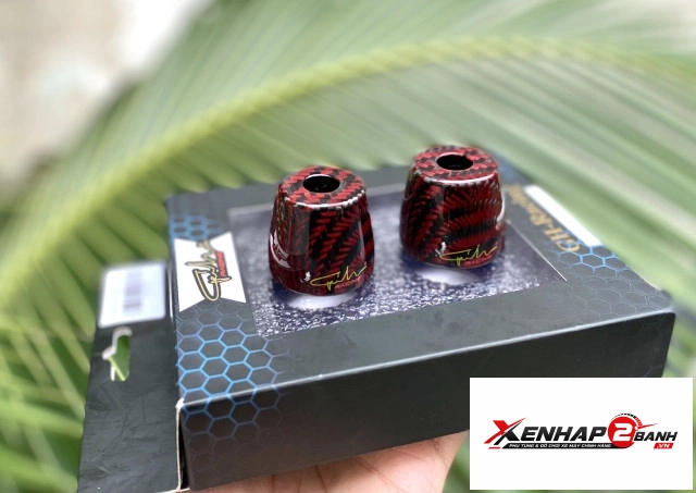 Gù carbon fiber chống rung đầm tay lái cho ab 160 vario 160 - 3