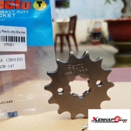 Nhông Recto 14T cho Exciter chính hãng