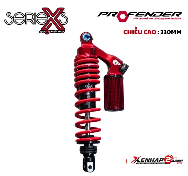Phuộc profender x series cho vario 125150 cao 330mm chính hãng - 1