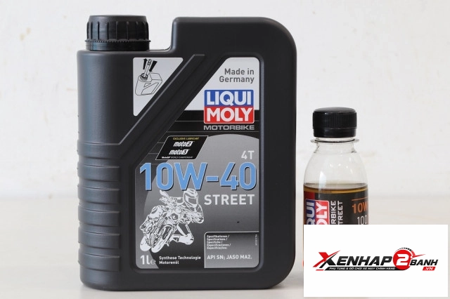 Nhớt chiết lẻ liqui moly motorbike street 4t 10w40 100ml - 2