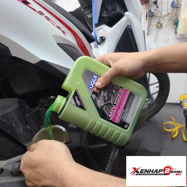 Nhớt liqui molygen scooter 10w40 1l - 4