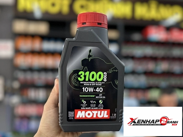 Nhớt motul 3100 gold 4t 10w40 1l - 1
