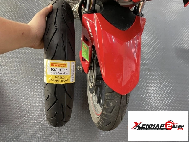 Vỏ pirelli 9080-17 diablo rosso sport - 2