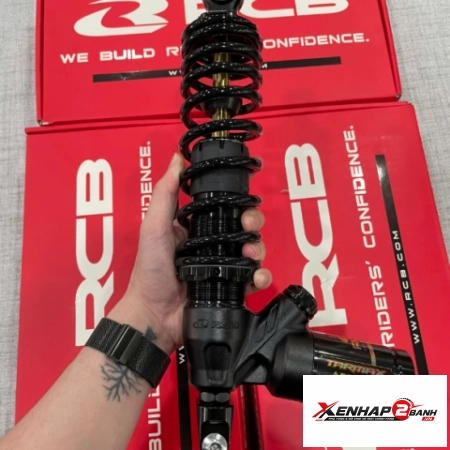 Phuộc RCB Tarmax đen ty vàng cho Vario 160, Click 160 chính hãng