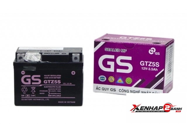 Bình ắc quy gs gtz5s - 1