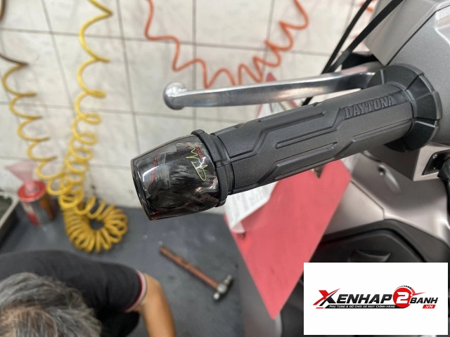 Gù gh racing carbon sợi cho honda sh - 8