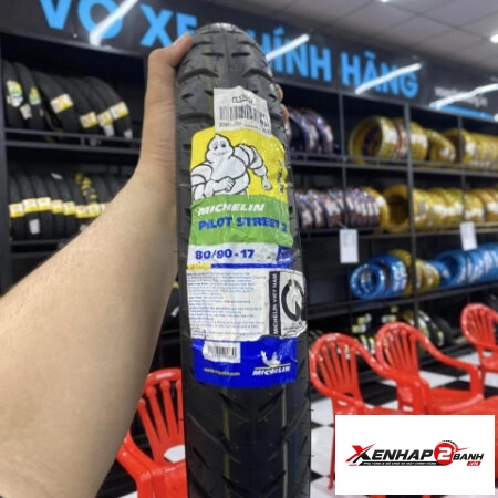 Vỏ Michelin Pilot Street 2 size 80/90-17