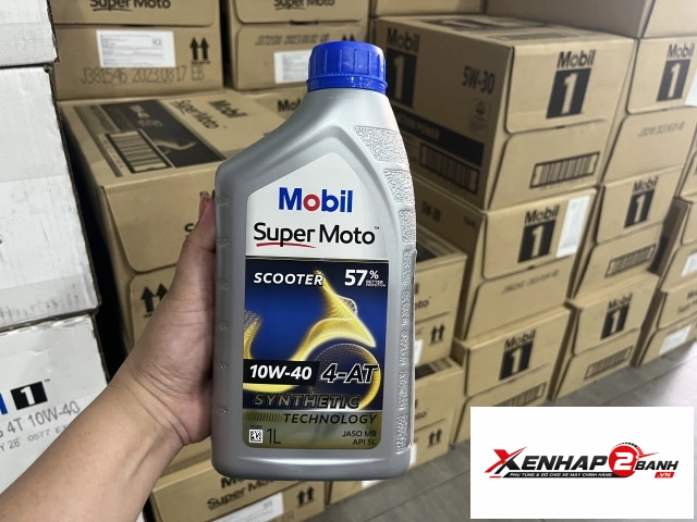 Nhớt mobil super moto scooter 10w40 1l - 1
