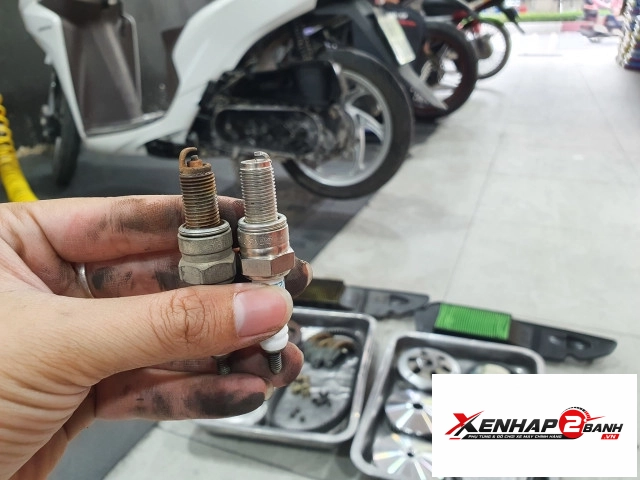 Bugi denso iu22 air blade pcx lead future wave sh mode vario - 8